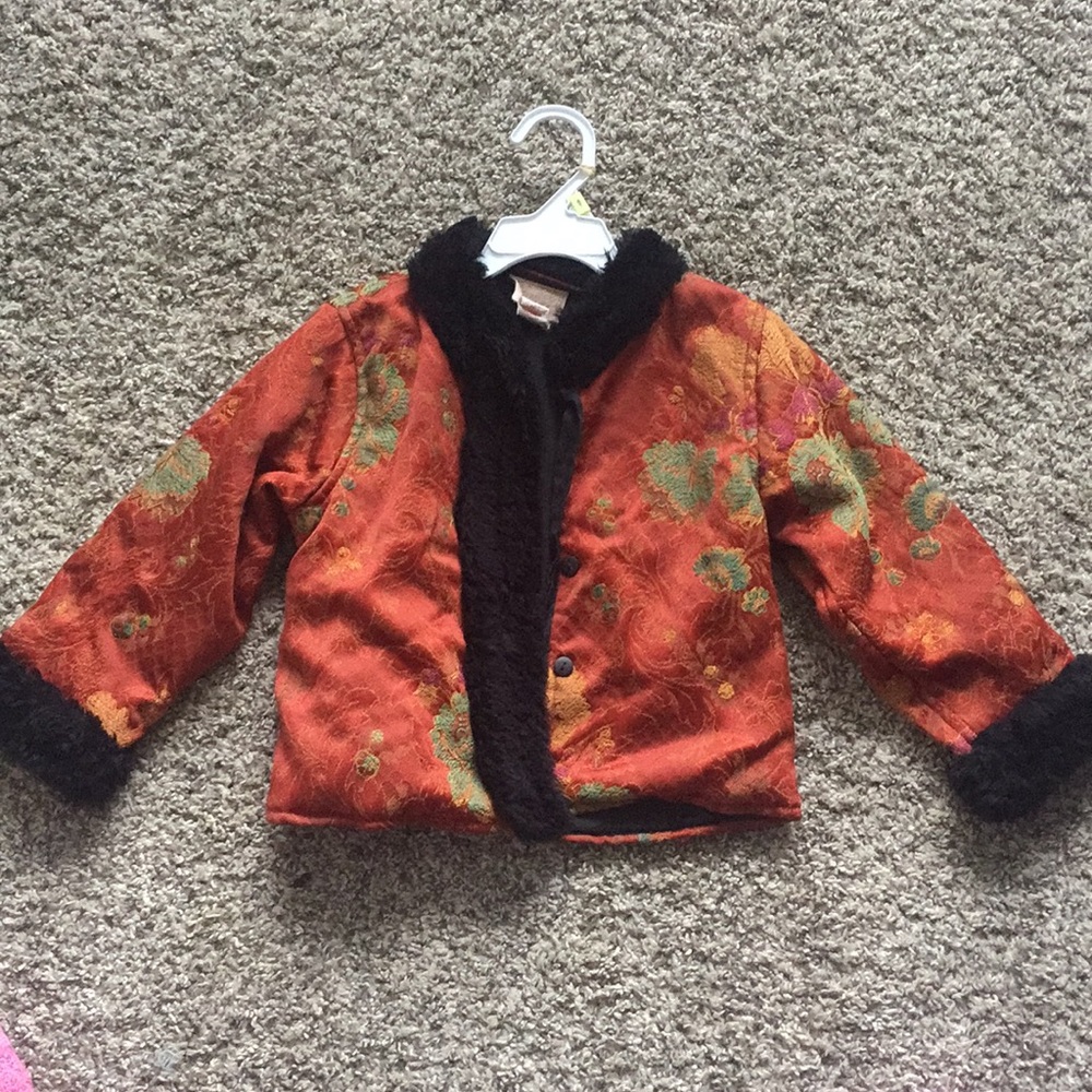 Beautiful unique vintage jacket 3/4 girls